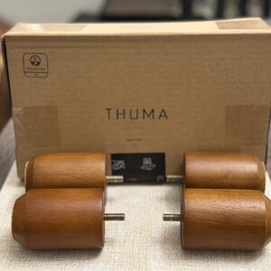Thuma Classic Nightstand Legs - Walnut